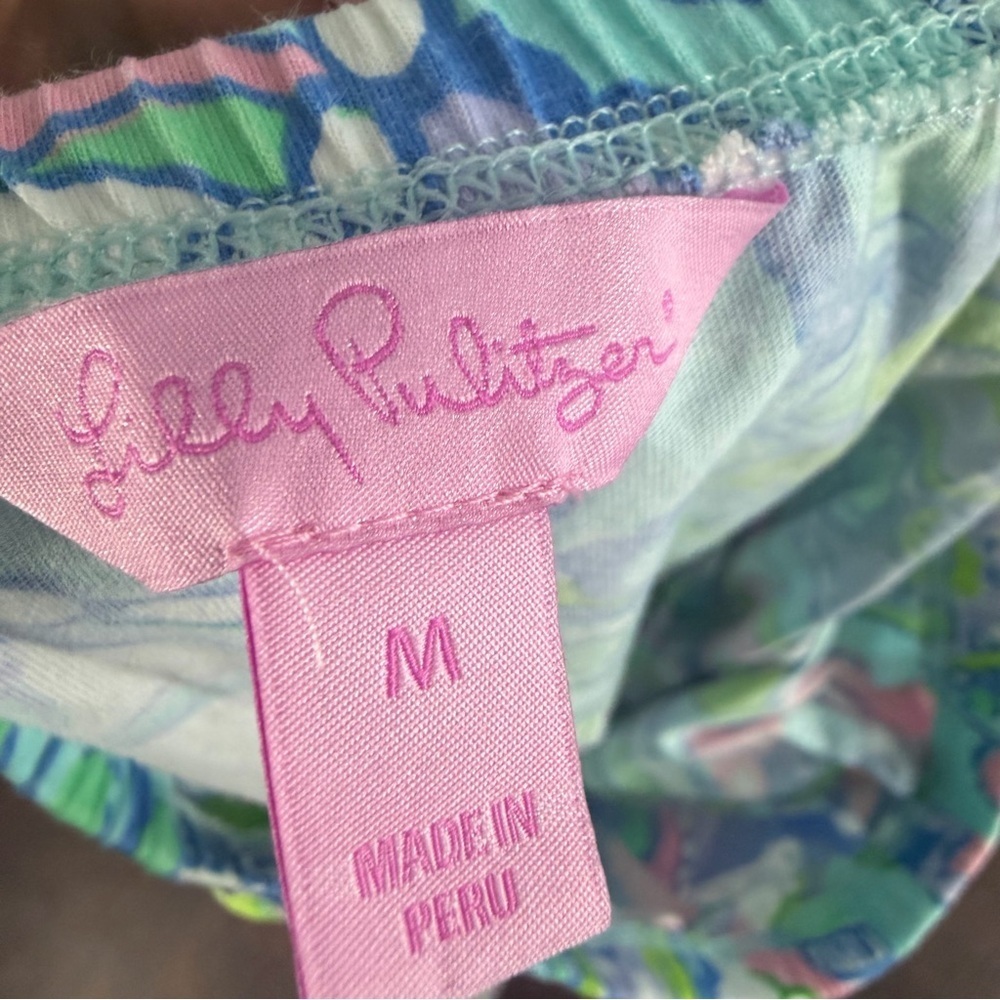 Lilly Pulitzer Windsor Strapless Jersey Dress Multi Conch Republic - Picture 9 of 9